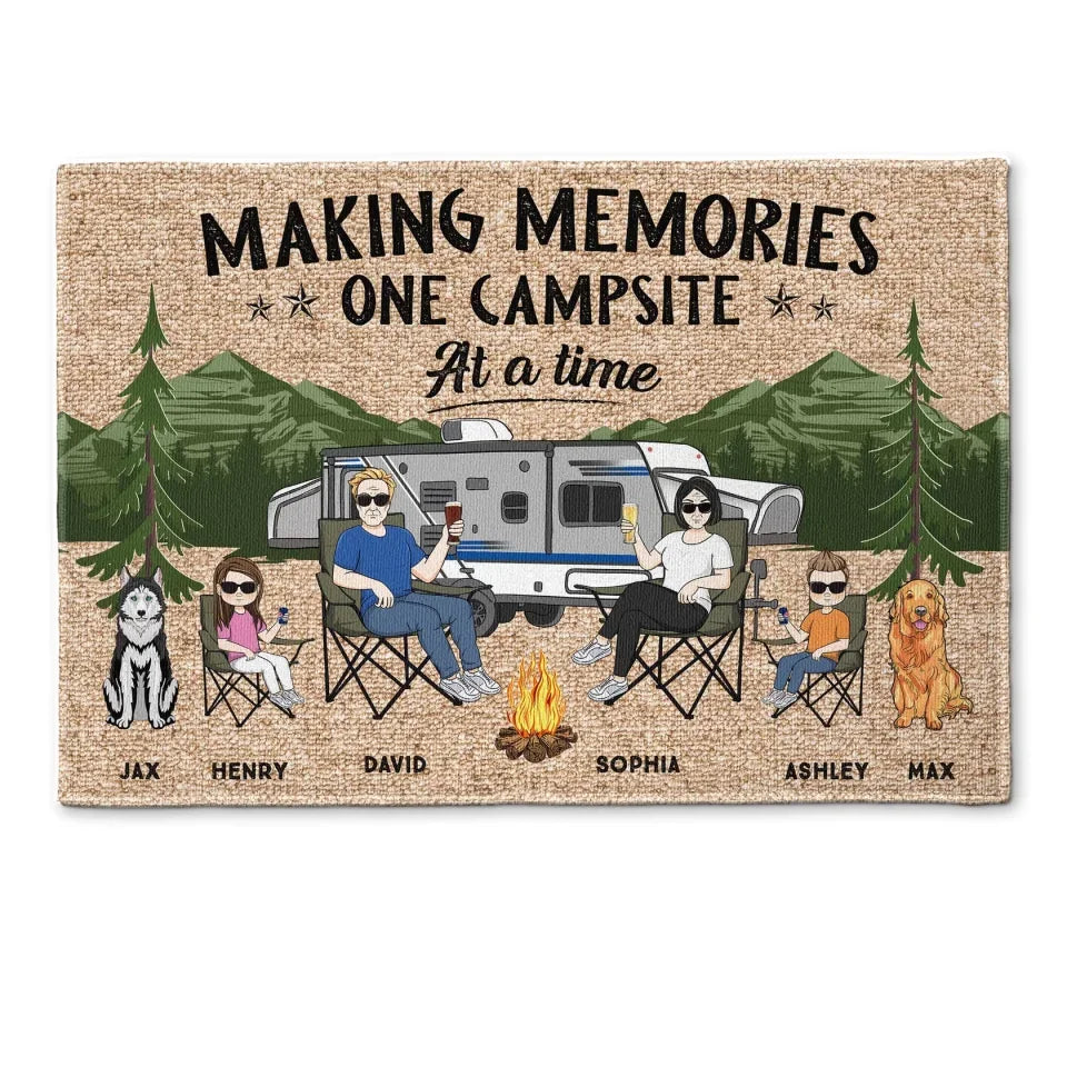 Making-Memories-One-Campsite-At-A-Time-Family-Camping-Personalized-Doormat_1_022b3714-c45a-46b4-8387-f19f3cc1346e