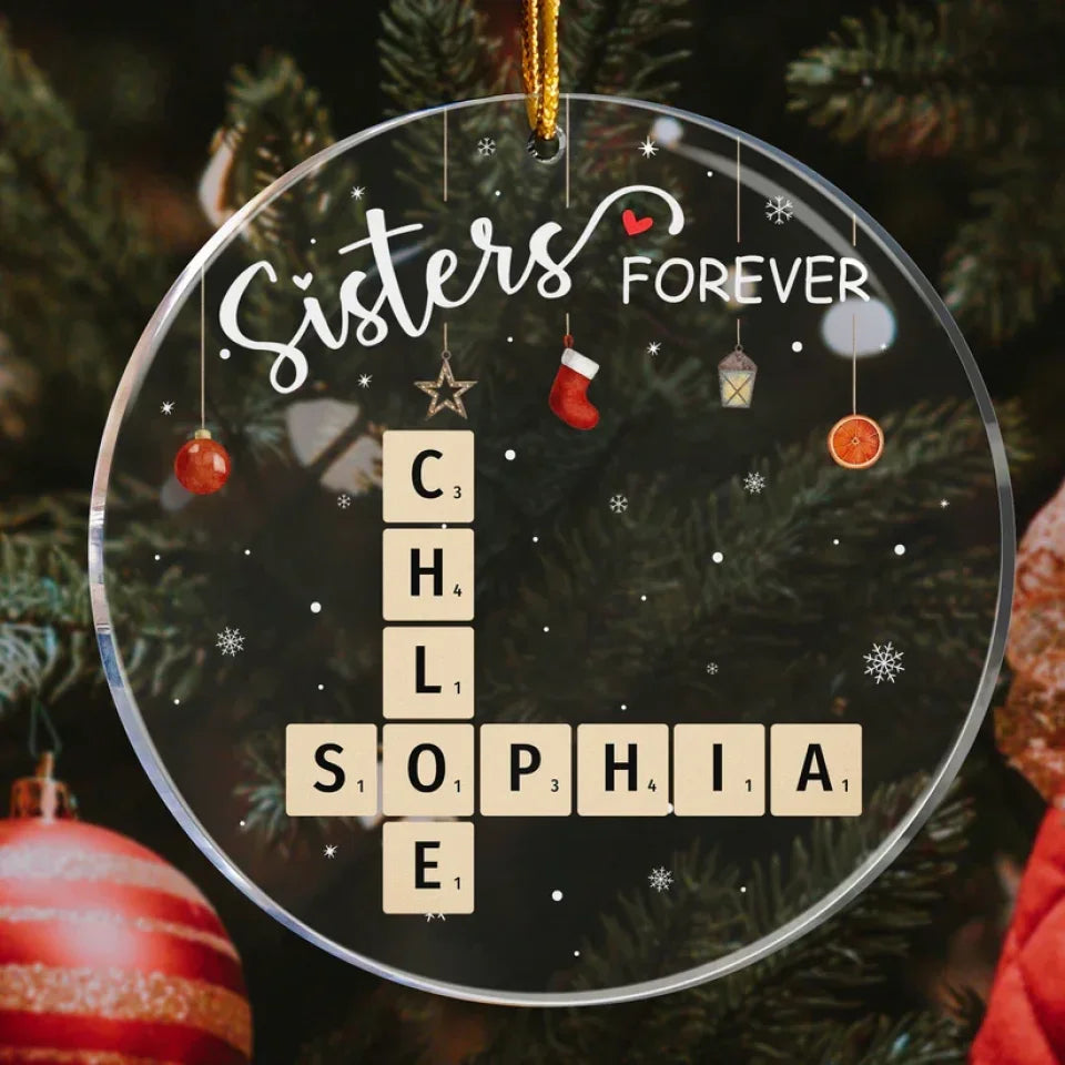 Sisters-Forever-Scrabble-Custom-Name-Personalized-Acrylic-Ornament_1